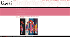 Desktop Screenshot of kiseki.de